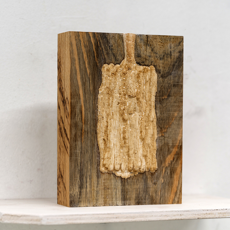 Plaster and wood